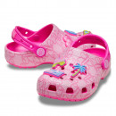 Молодежные шлепанцы Crocs Barbie Classic Clog 211407-90H - розовые