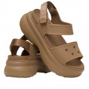 Женские сандалии Crocs Soho Y-Strap 211755-2EY - коричневые