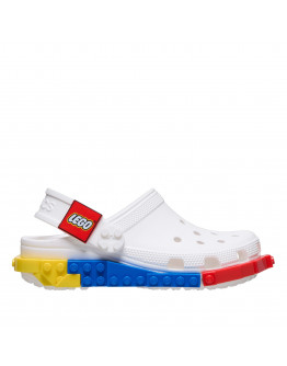 Детские шлепанцы Crocs System Classic Clog 211874-100 - белые