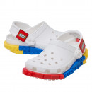 Детские шлепанцы Crocs System Classic Clog 211874-100 - белые