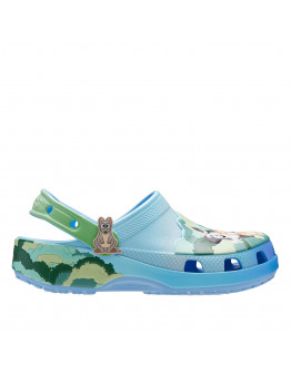 Детские тапочки Crocs Toddler Bluey Best Buddies Classic Clog 212369-90H - голубые