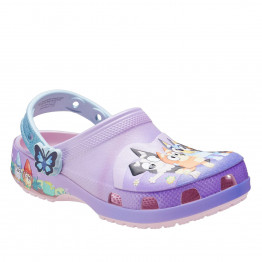 Детские шлепанцы Crocs Toddler Bluey Friends Forever Classic Clog 212370-90H - розовые