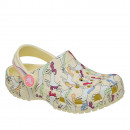 Молодежные тапочки Crocs Classic Unicorn Graphic Clog 212515-7CJ - бежевые
