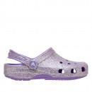 Молодежные шлепанцы Crocs Classic Fantasy Glitter Clog 212561-510 - фиолетовые