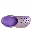 Молодежные шлепанцы Crocs Classic Fantasy Glitter Clog 212561-510 - фиолетовые