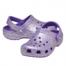 Детские шлепанцы Crocs Classic Fantasy Glitter Clog 212562-510 - фиолетовые