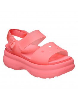 Сандалии женские Crocs Soho Frosted Y-Strap 212651-6UI - розовые