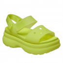 Кроссовки женские Crocs Soho Frosted Y-Strap 212651-738 - зеленые