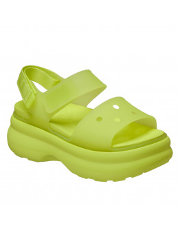 Кроссовки женские Crocs Soho Frosted Y-Strap 212651-738 - зеленые