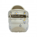 Женские сабо Crocs Classic Platform Floral Clog 212668-1WY - серые