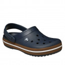 Мужские шлепанцы Crocs Crocband Gum Clog 212756-410 - тёмно-синие