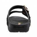 Женские шлепанцы Crocs Metallic Buckle Saturday 213316-001 - черные