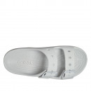 Женские шлепанцы Crocs Metallic Buckle Saturday 213316-1FT - серые