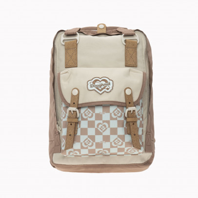 Рюкзак Doughnut Macaroon Kaleido Series Mushroom Checked 16L D010KD-000195 - бежевый