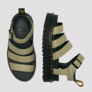 Сандалии Dr. Martens Blaire Pisa Leather Strap Platform 30706358 - зеленые