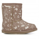 Ботинки Emu Australia Woodland Brumby K12607MUSH - бежевые