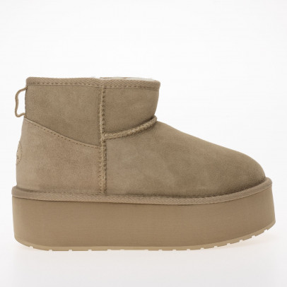 Обувь Emu Australia Stinger Micro Flatform W13082ALMO - бежевые