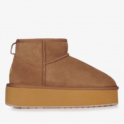 Обувь Emu Australia Stinger Micro Flatform W13082CHES - коричневая
