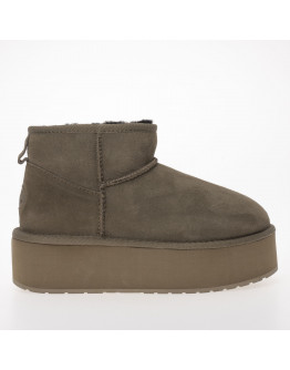 Обувь Emu Australia Stinger Micro Flatform W13082CORI - коричневая