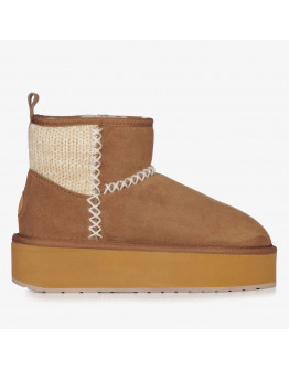 Ботинки Emu Australia Stinger Knit Flatform W13143CHES - коричневые