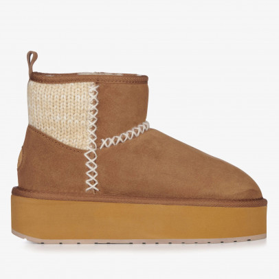 Ботинки Emu Australia Stinger Knit Flatform W13143CHES - коричневые