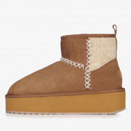 Ботинки Emu Australia Stinger Knit Flatform W13143CHES - коричневые