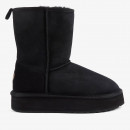 Женские ботинки Emu Australia Stinger Lo Flatform W13190BLAK - черные