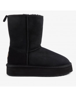 Женские ботинки Emu Australia Stinger Lo Flatform W13190BLAK - черные