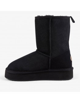 Женские ботинки Emu Australia Stinger Lo Flatform W13190BLAK - черные