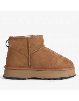 Женские ботинки Emu Australia Sharky Micro Flatform W13304CHEB - коричневые