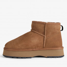 Женские ботинки Emu Australia Sharky Micro Flatform W13304CHEB - коричневые