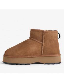 Женские ботинки Emu Australia Sharky Micro Flatform W13304CHEB - коричневые