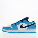 Подростковые кроссовки Air Jordan 1 Low 553560-144 - синие и белые
