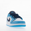 Подростковые кроссовки Air Jordan 1 Low 553560-144 - синие и белые