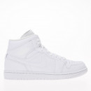 Кроссовки Nike Air Jordan 1 MID 554724-136 - белые