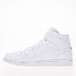 Кроссовки Nike Air Jordan 1 MID 554724-136 - белые