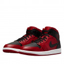 Мужские кроссовки Air Jordan 1 MID 554724-660 - красно-черные