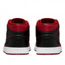 Мужские кроссовки Air Jordan 1 MID 554724-660 - красно-черные