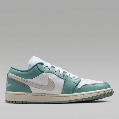 Женские кроссовки Nike Air Jordan 1 Low DC0774-138 - мятно-белые