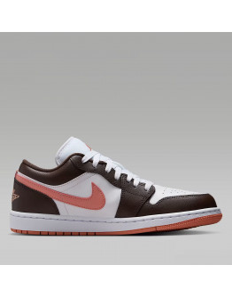 Женские кроссовки Nike Air Jordan 1 Low DC0774-182 - коричневые-белые