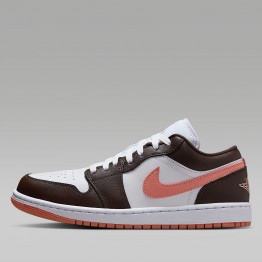Женские кроссовки Nike Air Jordan 1 Low DC0774-182 - коричневые-белые
