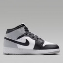 Подростковые кроссовки Nike Air Jordan 1 Mid DQ8423-101 - черно-белые