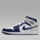 Мужские кроссовки Air Jordan 1 Mid DQ8426-146 - бело-синие