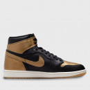 Мужские кроссовки Air Jordan 1 High OG DZ5485-071 - черно-золотые