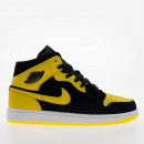 Мужские кроссовки Air Jordan 1 Mid SE HJ6654-071 - желто-черные