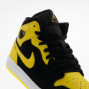 Мужские кроссовки Air Jordan 1 Mid SE HJ6654-071 - желто-черные