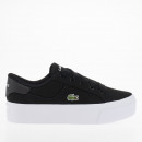 Кроссовки Lacoste Ziane Platform Textile 745CFA0012-312 - черные