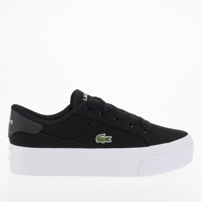 Кроссовки Lacoste Ziane Platform Textile 745CFA0012-312 - черные