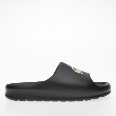 Шлёпанцы Lacoste Croco 2.0 Eco 123 745CMA0005-454 - чёрные