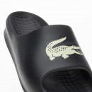 Шлёпанцы Lacoste Croco 2.0 Eco 123 745CMA0005-454 - чёрные